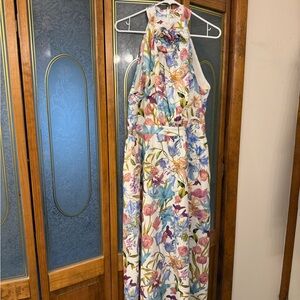 Floral Halter Maxi Dress in Multicolor by Ny&Co BRAND NEW